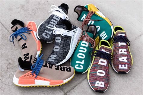 fake human race shoes for sale|How To Spot Fake Pharrell Williams Human Race NMD.